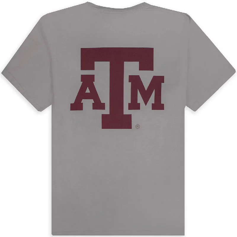 Men's Shirts with Abstract DesignsTexas A&M Aggie Basic Block Comfort Wash T-Shirt
