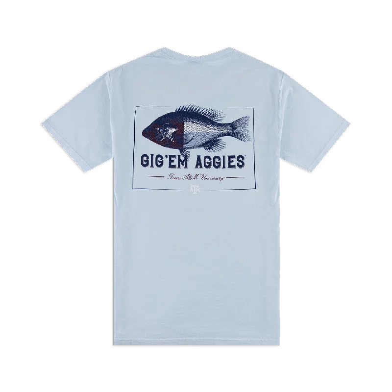 Men's Shirts for CampingTexas A&M Gig 'Em Aggies Texas Fish T-Shirt