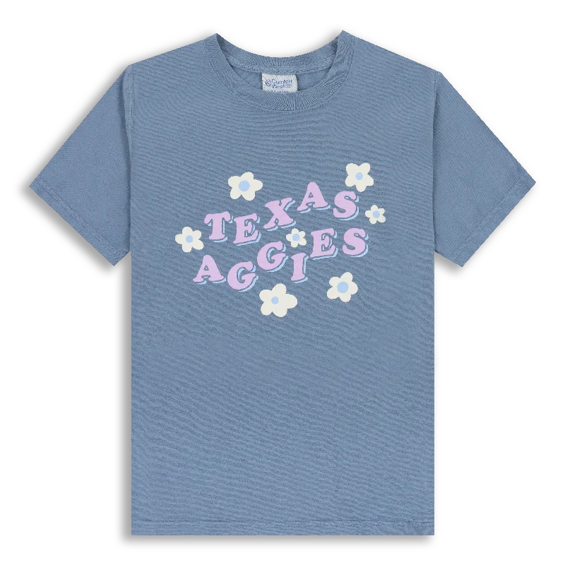 Elegant Men's Dress ShirtsTexas Aggies Flowers Youth T-Shirt